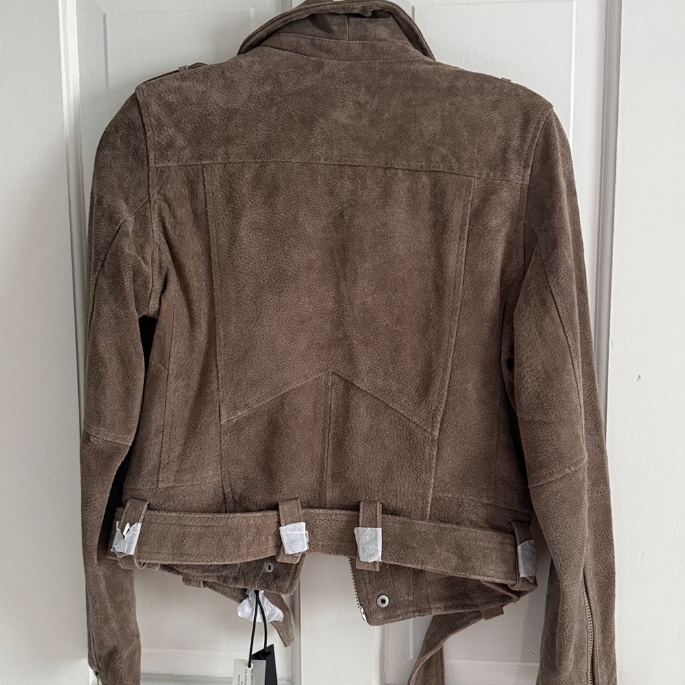 Blank NYC Tan Suede Moto Jacket - Picture 6 of 6